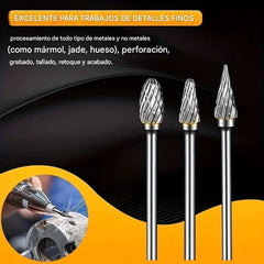 🔩【39%OFF】Juego de cortadores rotativos de carburo de acero de tungsteno de primera calidad