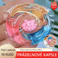 👚【60 cápsulas】✨Las perlas de detergente perfumadas 4 en 1 con cilindro súper grande eliminan la suciedad y dejan un aroma, eliminan suavemente los ácaros y las bacterias