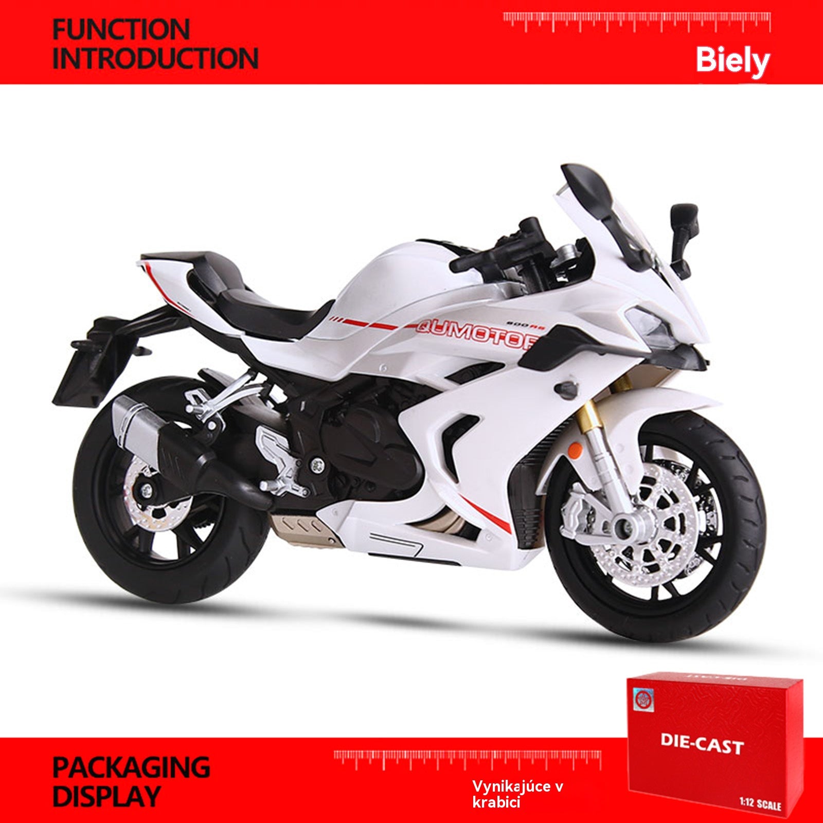 30%OFF🏍️¡Aquí tienes una sorpresa! 🎁 Maqueta de motocicleta a escala 1:12
